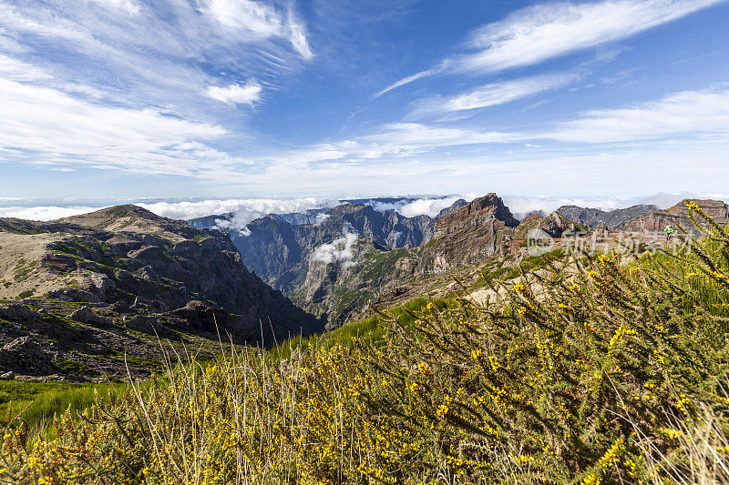 马德拉岛的Pico do Arieiro